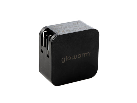Gloworm Fast Charger uses USB-PD fast charging  protocol. Available in 20W and 45W, the USB C charger will charge up to 3x faster than the original Gloworm smart charger.