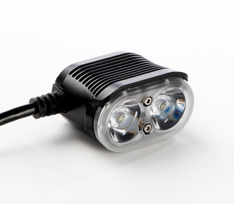 Gloworm Alpha Plus (G1.0) 1200 Lumen Bike Light, Now with Wireless TX (RF) Remote!